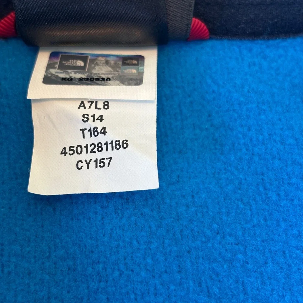 The North Face Mens Canyonlands Full Zip Fleece Jacket Blue Heather A7L8 Medium
